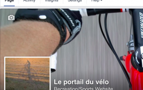Page Facebook Portail du vélo