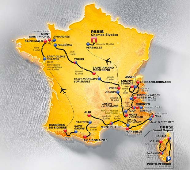 carte-tour-de-france-2013