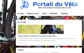Screenshot Portail du vélo v2