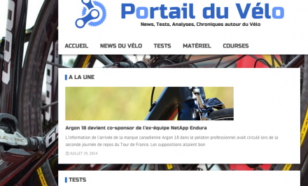 Screenshot Portail du vélo v2