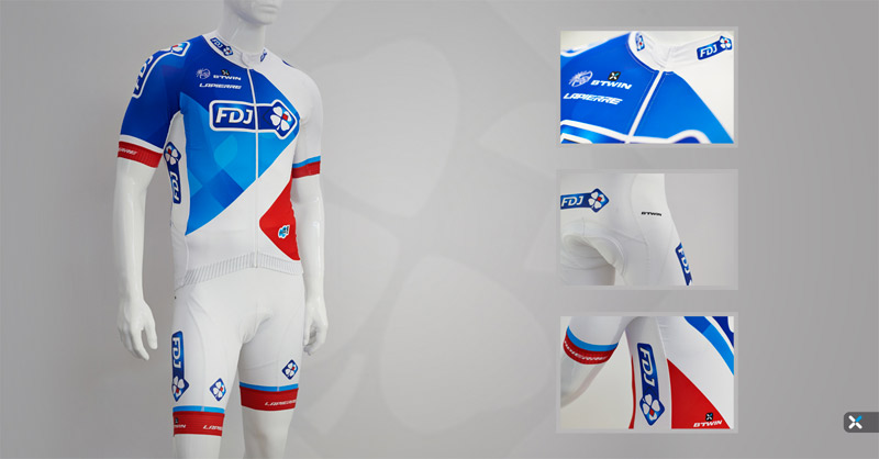 Le maillot 2015 de l quipe FDJ Portail du v lo News Tests de