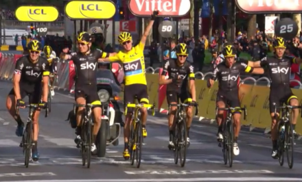 Victoire Team Sky Tour de France 2015